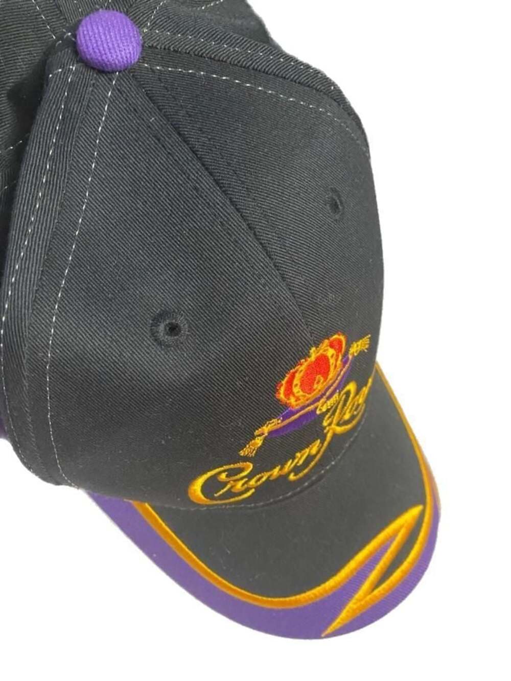 Crown Royal Championship Racing Embroidered Mesh Strapback Hat View 4
